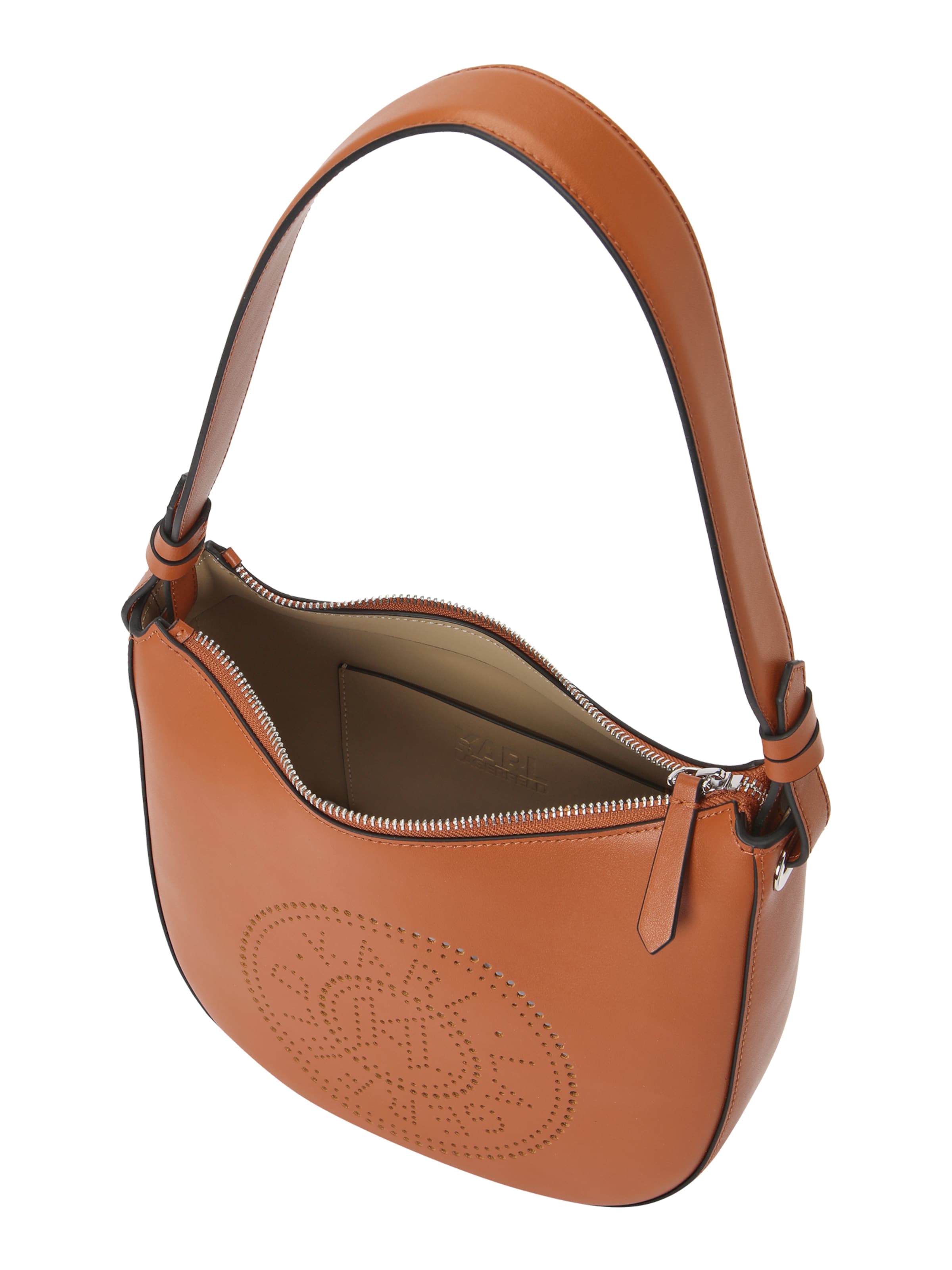 Sac bandoulière 'K/Circle Moon' Karl Lagerfeld en marron