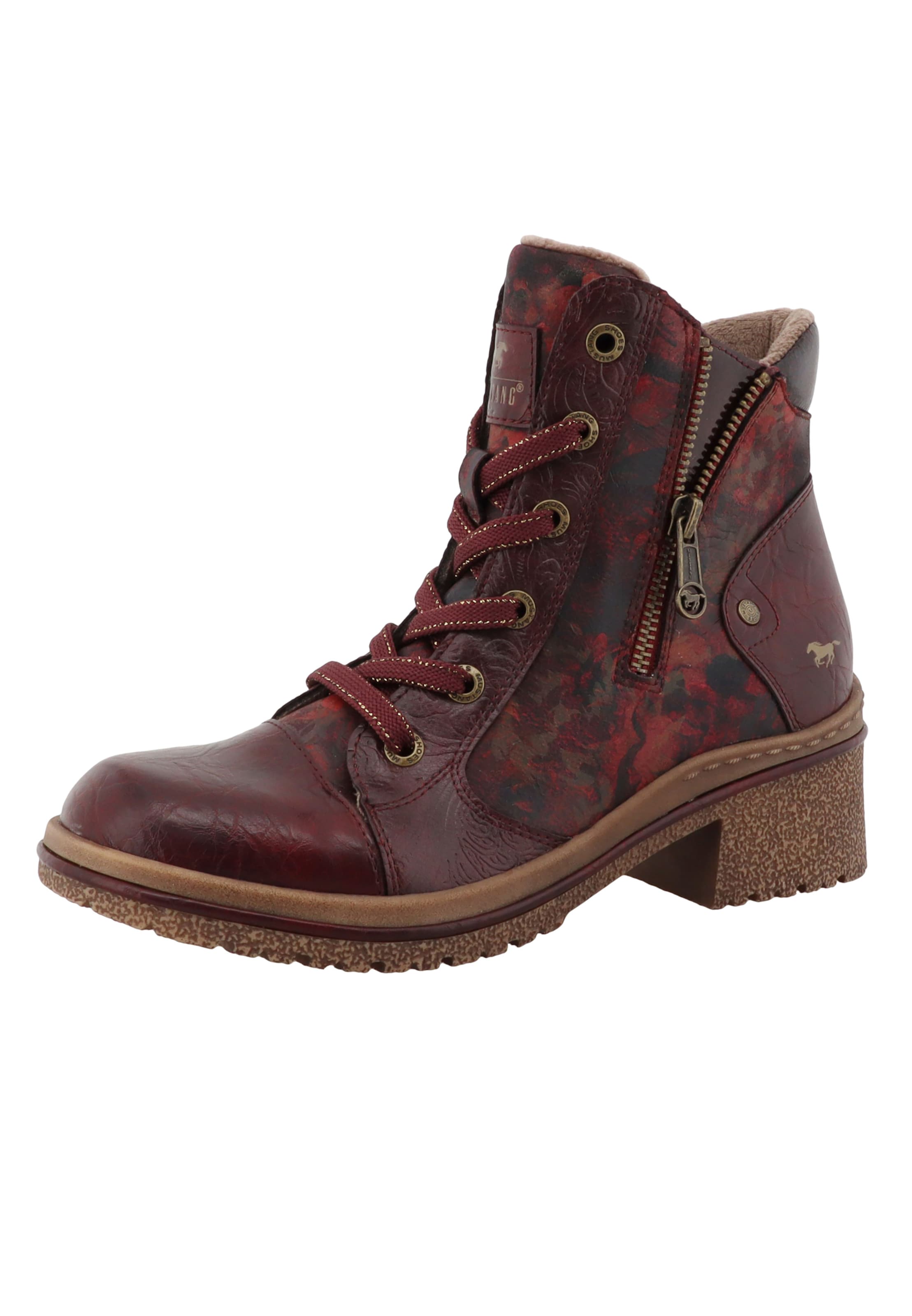 MUSTANG Stiefelette in Rot: Vorderseite