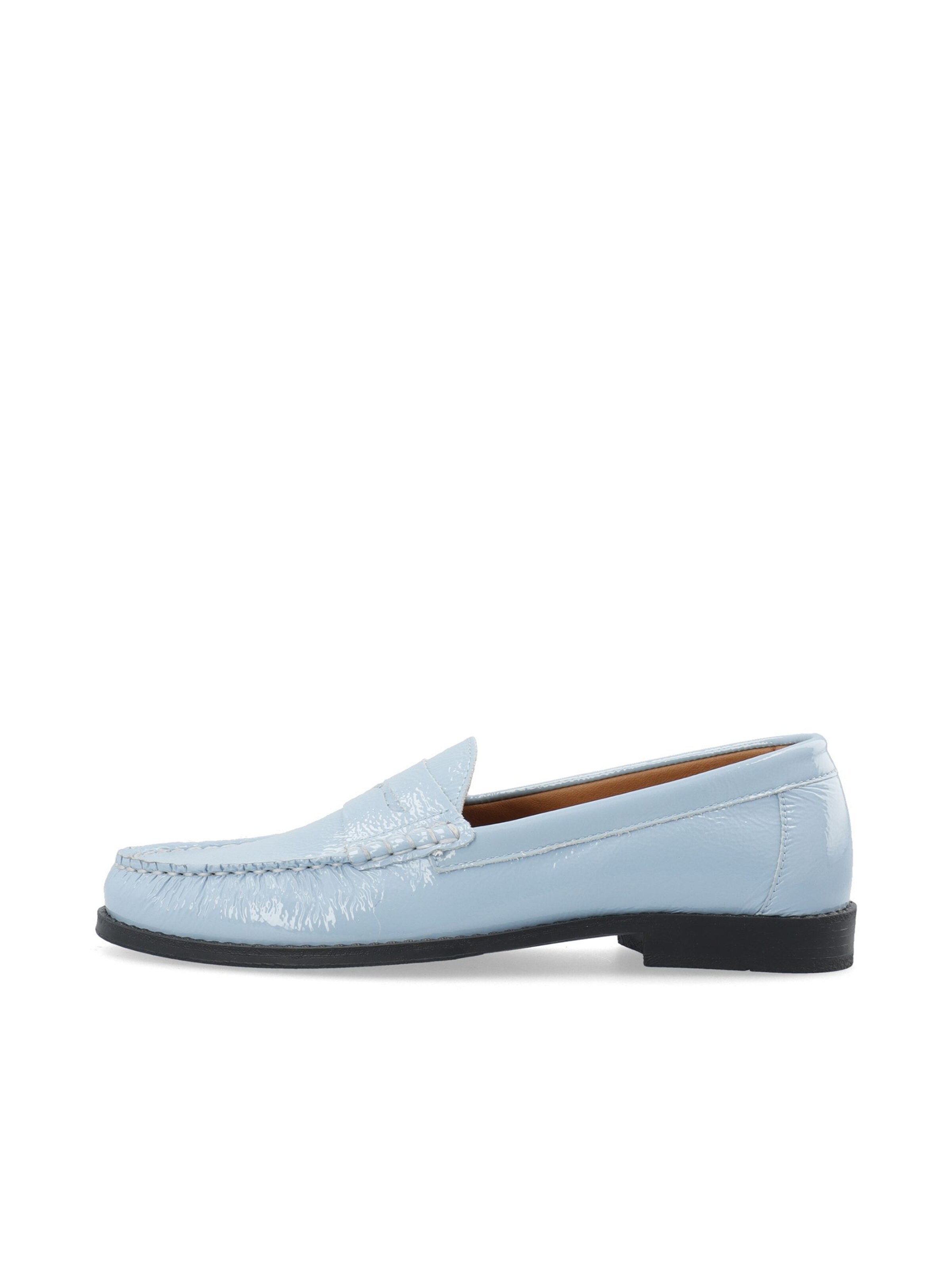 Bianco Moccasins 'Pop' in Blue: front