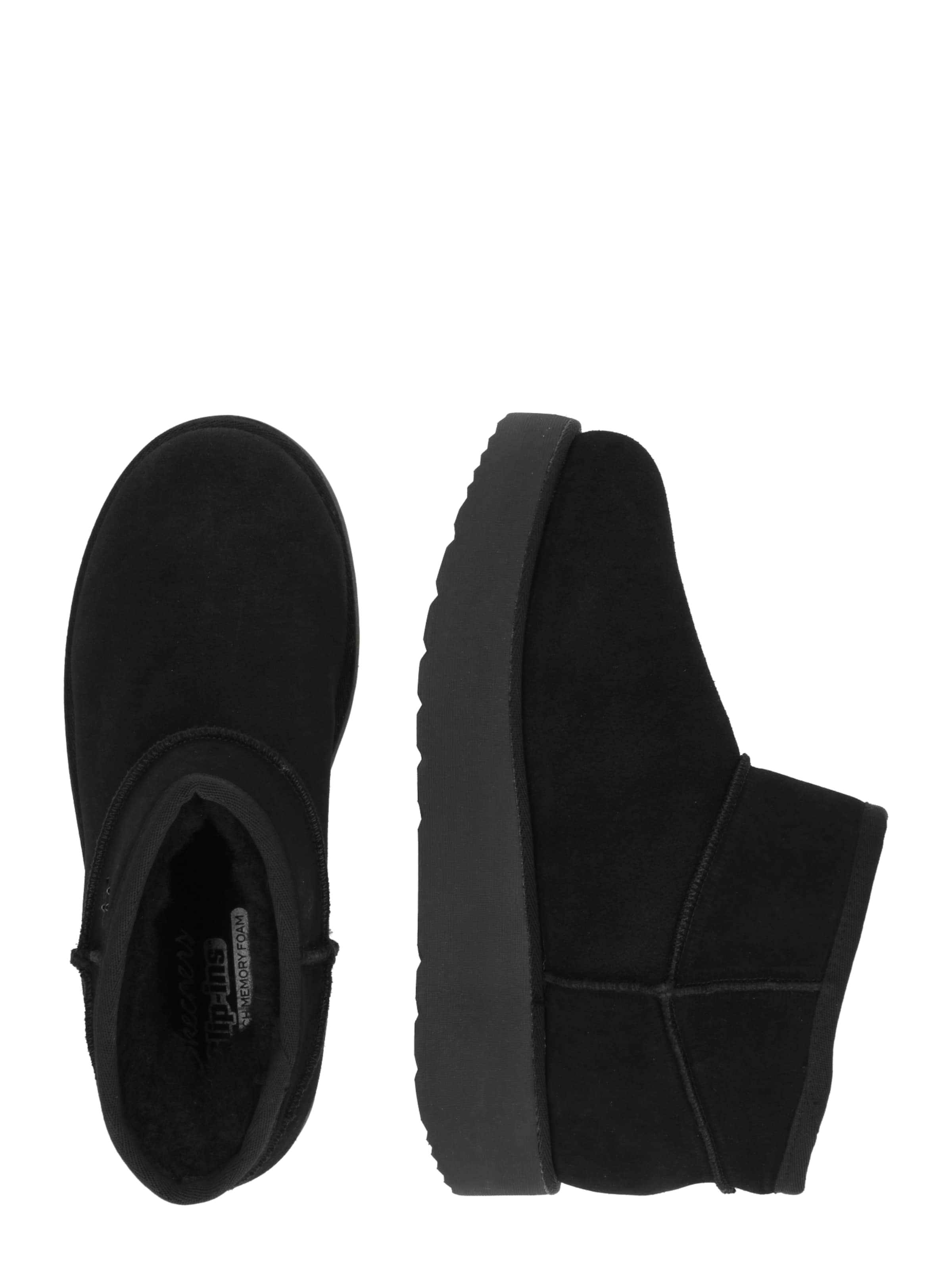 SKECHERS Botki 'KEEP COZY' w kolorze czarny