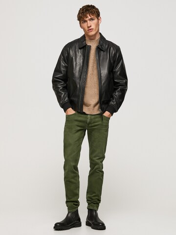 Pepe Jeans Slimfit Jeans 'STANLEY' in Groen