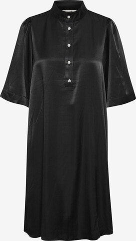 My Essential Wardrobe Shirt Dress 'Estelle' in Black: front