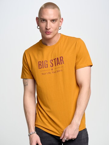 BIG STAR Shirt 'BRUNO' in Oranje: voorkant