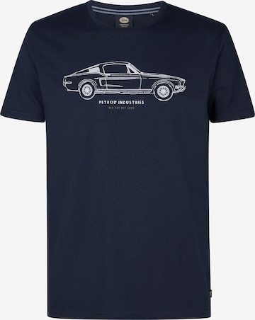 Petrol Industries Bluser & t-shirts 'Bluefront' i blå: forside