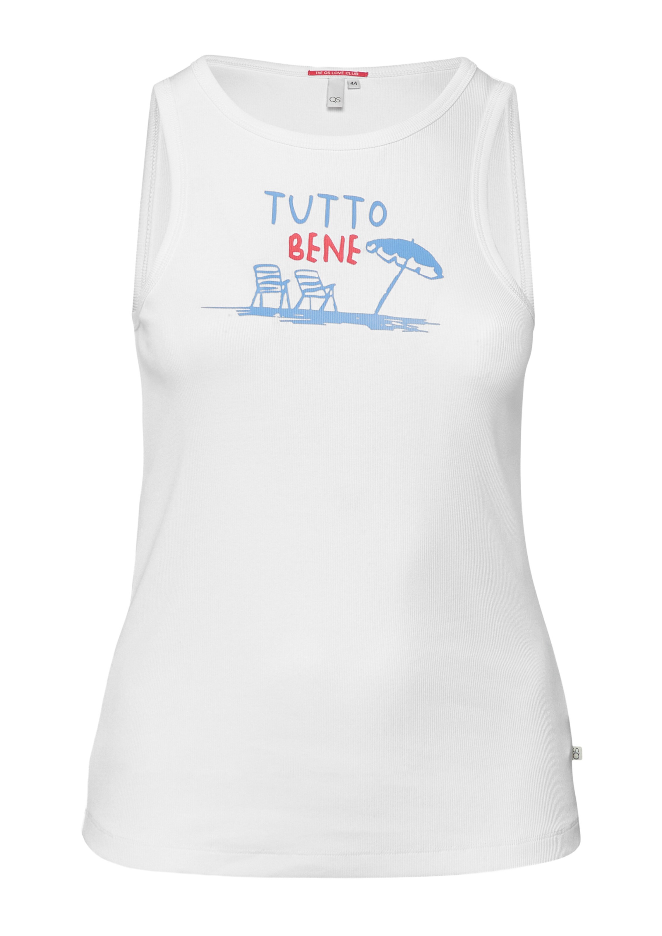 QS Shirt in White: front