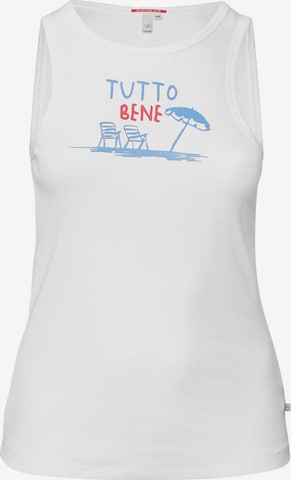 QS Shirt in White: front