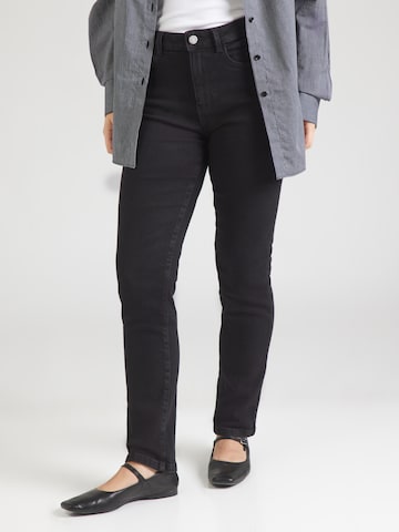 VILA Regular Jeans 'VIAlice' in Schwarz: Vorderseite