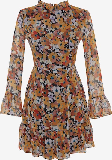 Trendyol Mekko värissä kameli / pueblo / musta / valkoinen, Tuotenäkymä