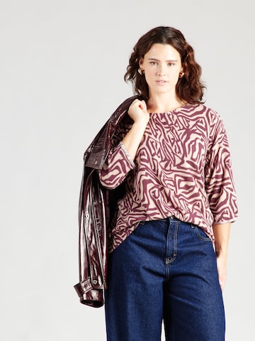 Z-One Shirts 'Mi44ra' i rød: forside