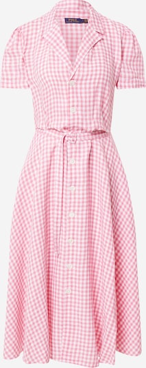 Abito camicia POLO RALPH LAUREN di colore rosa chiaro / bianco, Visualizzazione prodotti