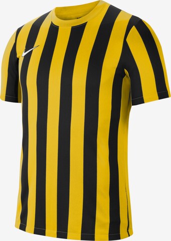 NIKE Functioneel shirt 'Division IV' in Geel: voorkant