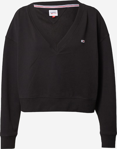 Tommy Jeans Sweat-shirt en noir, Vue avec produit