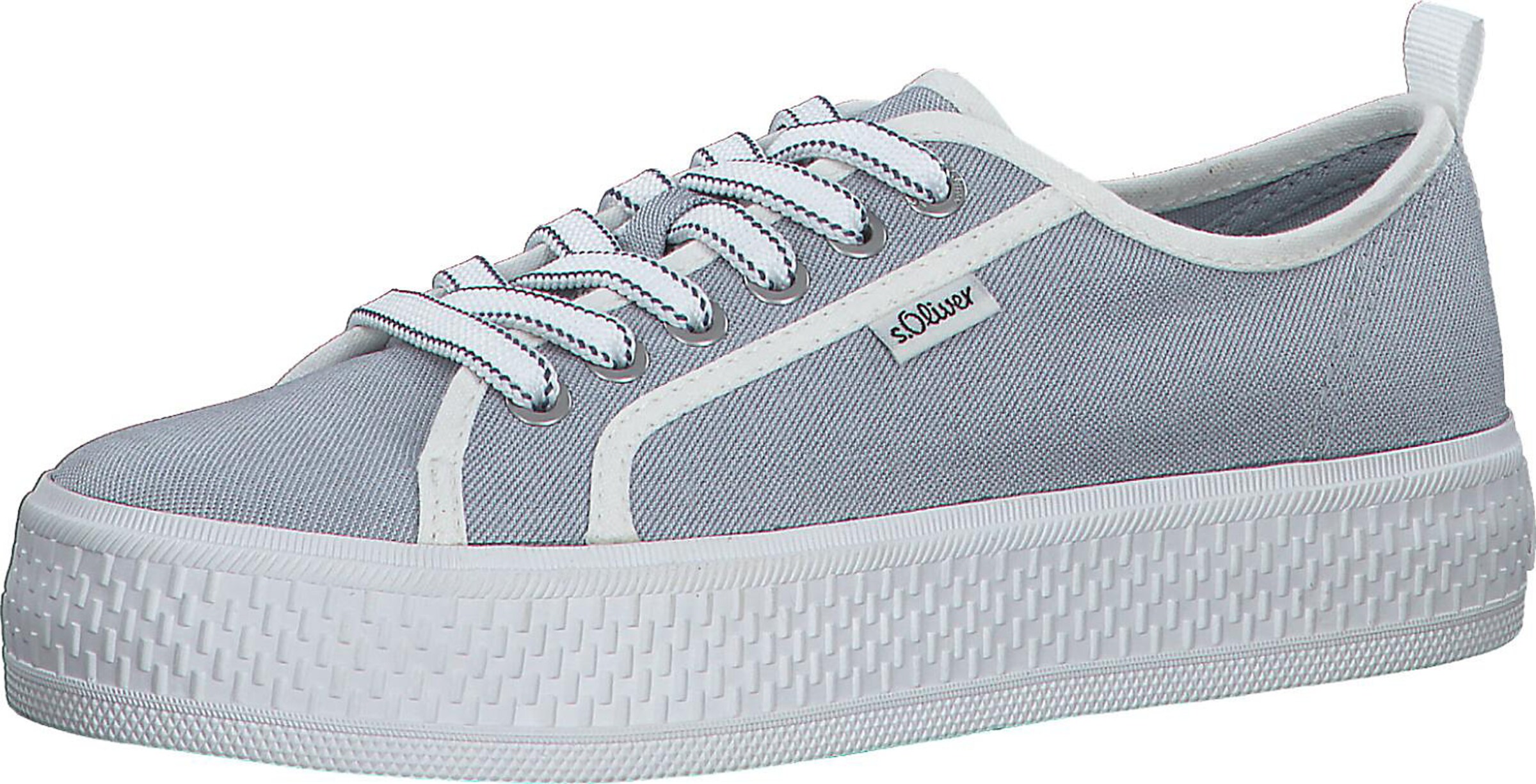 s.Oliver Sneaker in creme / grau, Produktansicht