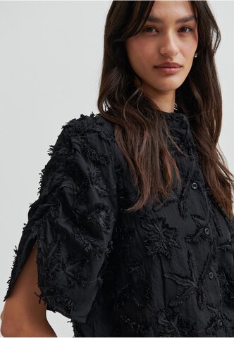 SECOND FEMALE Bluse 'Seena SS' in Schwarz