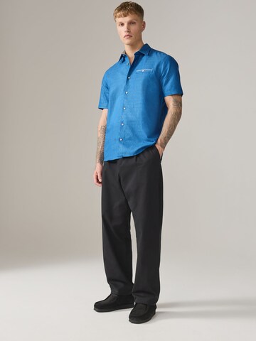 Coupe slim Chemise Next en bleu