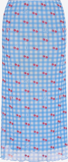 Sijonas iš MYMO, spalva – mėlyna / raudona, Prekių apžvalga