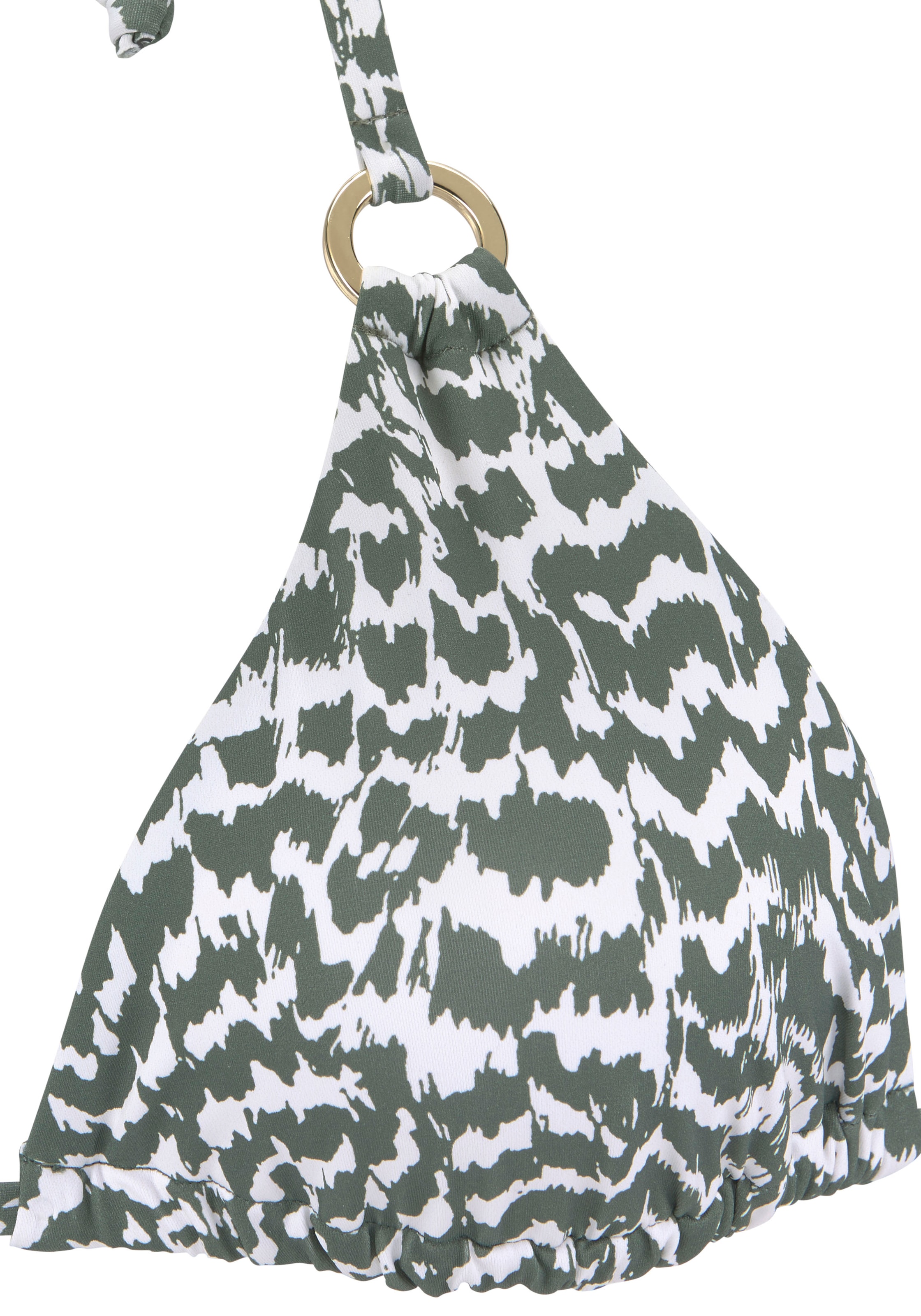 LASCANA Сутиен с триъгълни чашки Горнище на бански в зелено