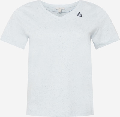 Tricou Esprit Curves pe albastru deschis, Vizualizare produs