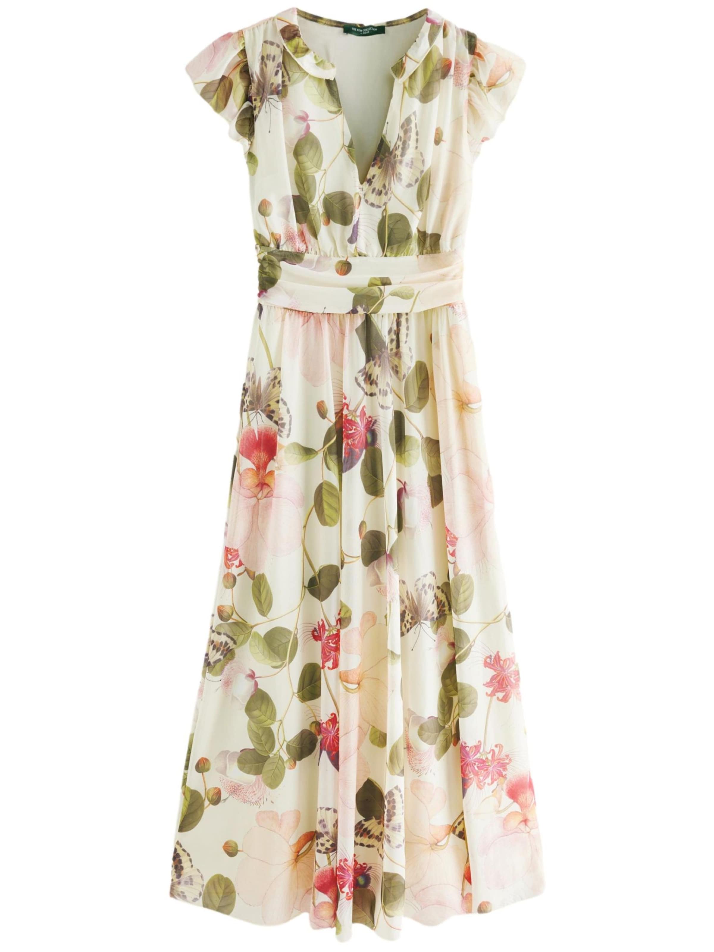 balts Next Vasaras kleita: no priekšpuses