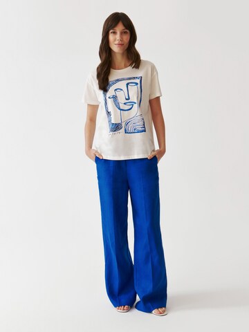 T-shirt 'CARLA' TATUUM en blanc