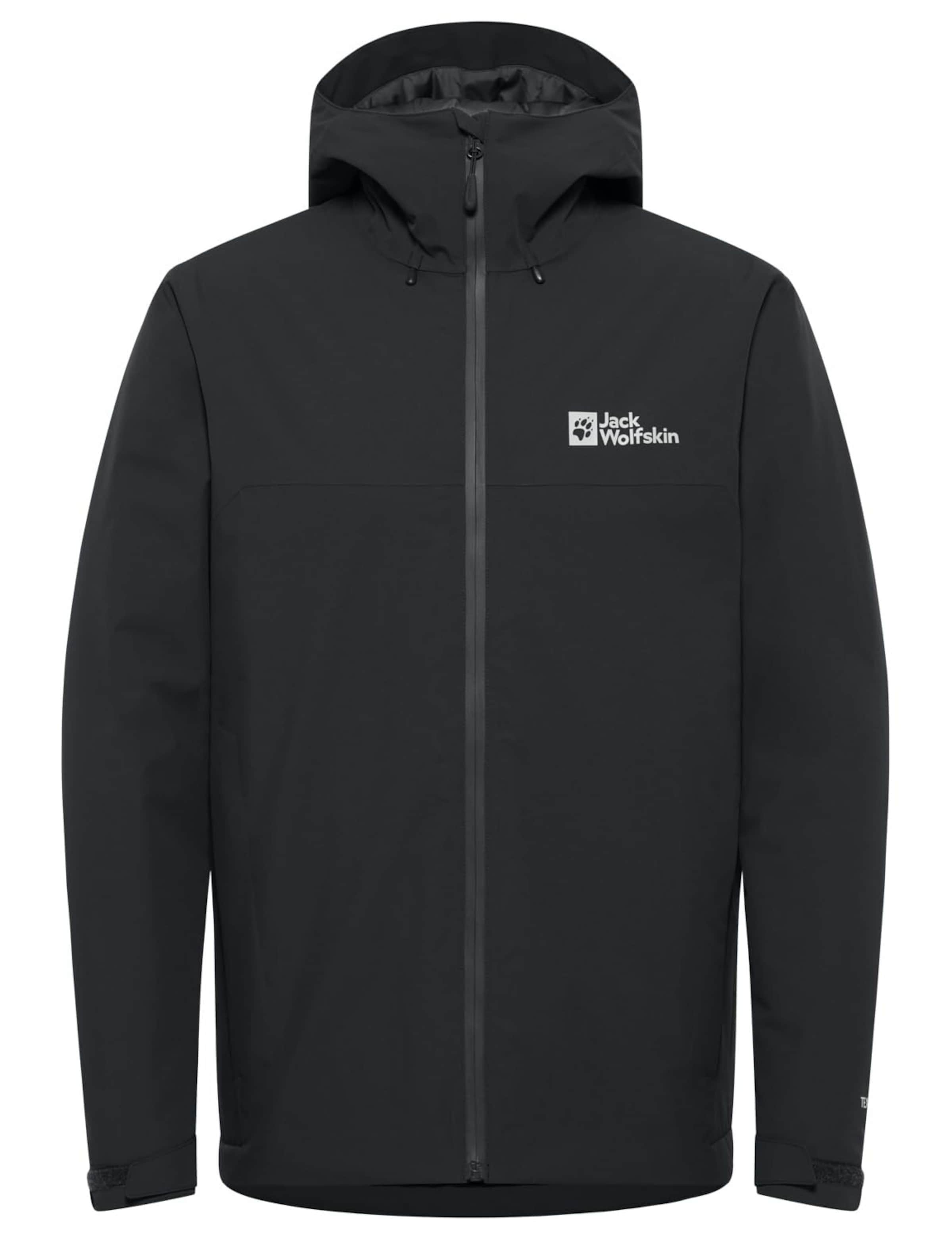 JACK WOLFSKIN Jacke in Schwarz: Vorderseite