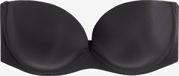 INTIMISSIMI Bandeau Bra in Black: front