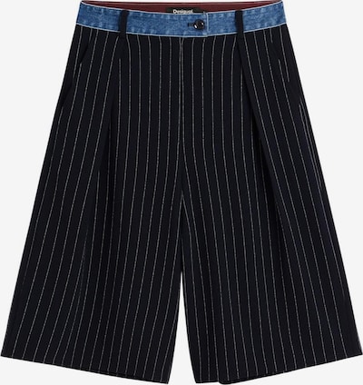 Kelnės iš Desigual, spalva – tamsiai mėlyna jūros spalva / balta, Prekių apžvalga