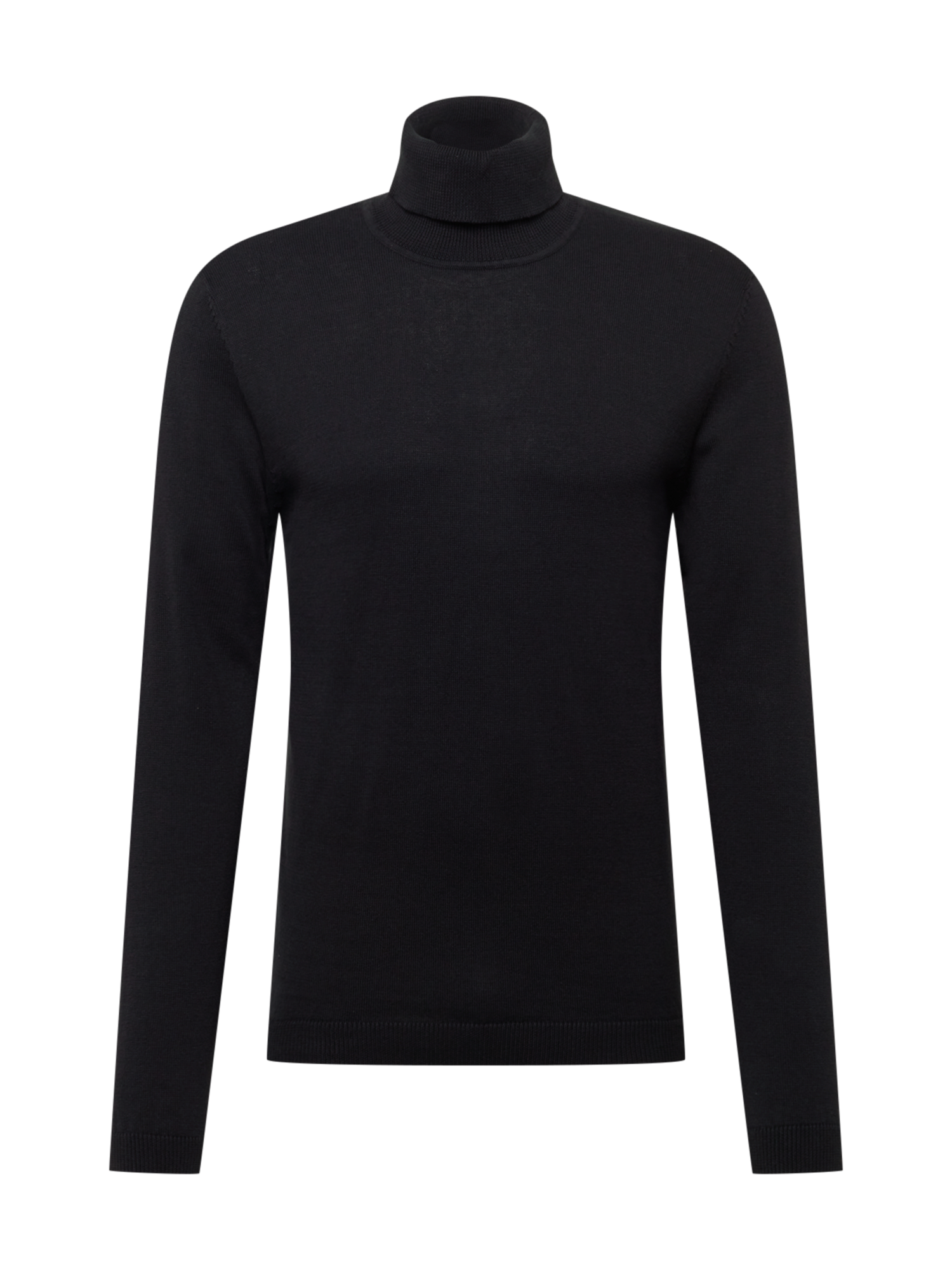 Mężczyźni Odzież  Solid Sweter w kolorze Czarnym 