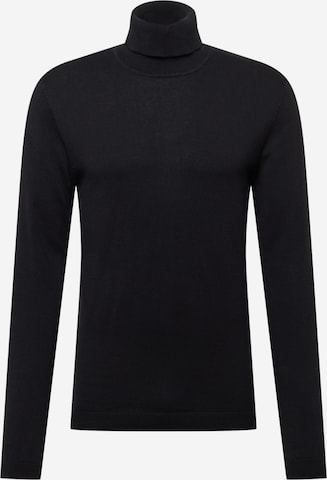 !Solid Sweater in Black: front