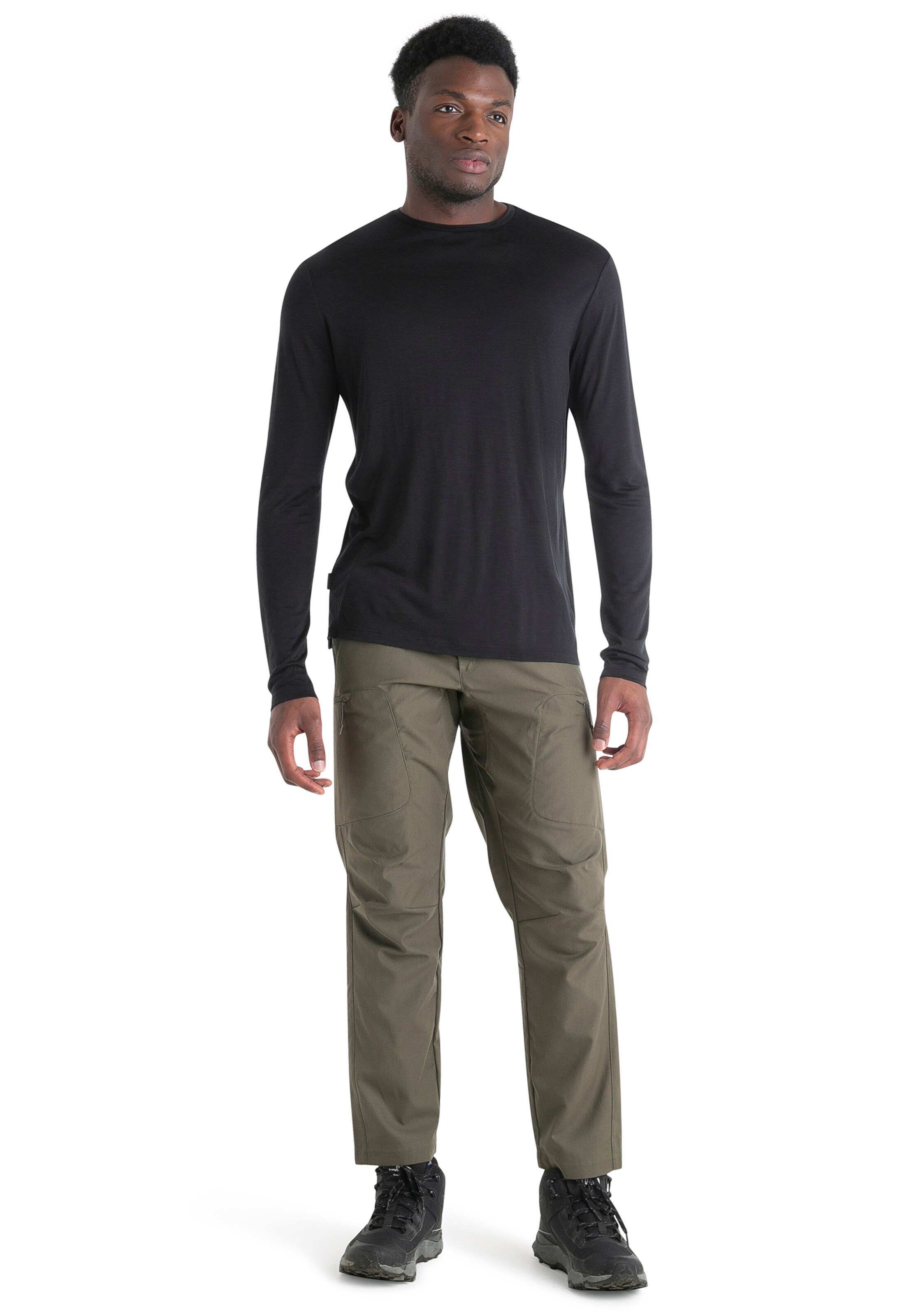 ICEBREAKER Funkční tričko 'Sphere III' – černá