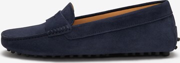 Isabel Bernard Moccasins in Blue: front