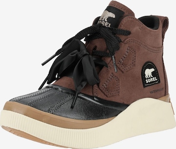 Stivaletto stringato di SOREL in marrone: frontale