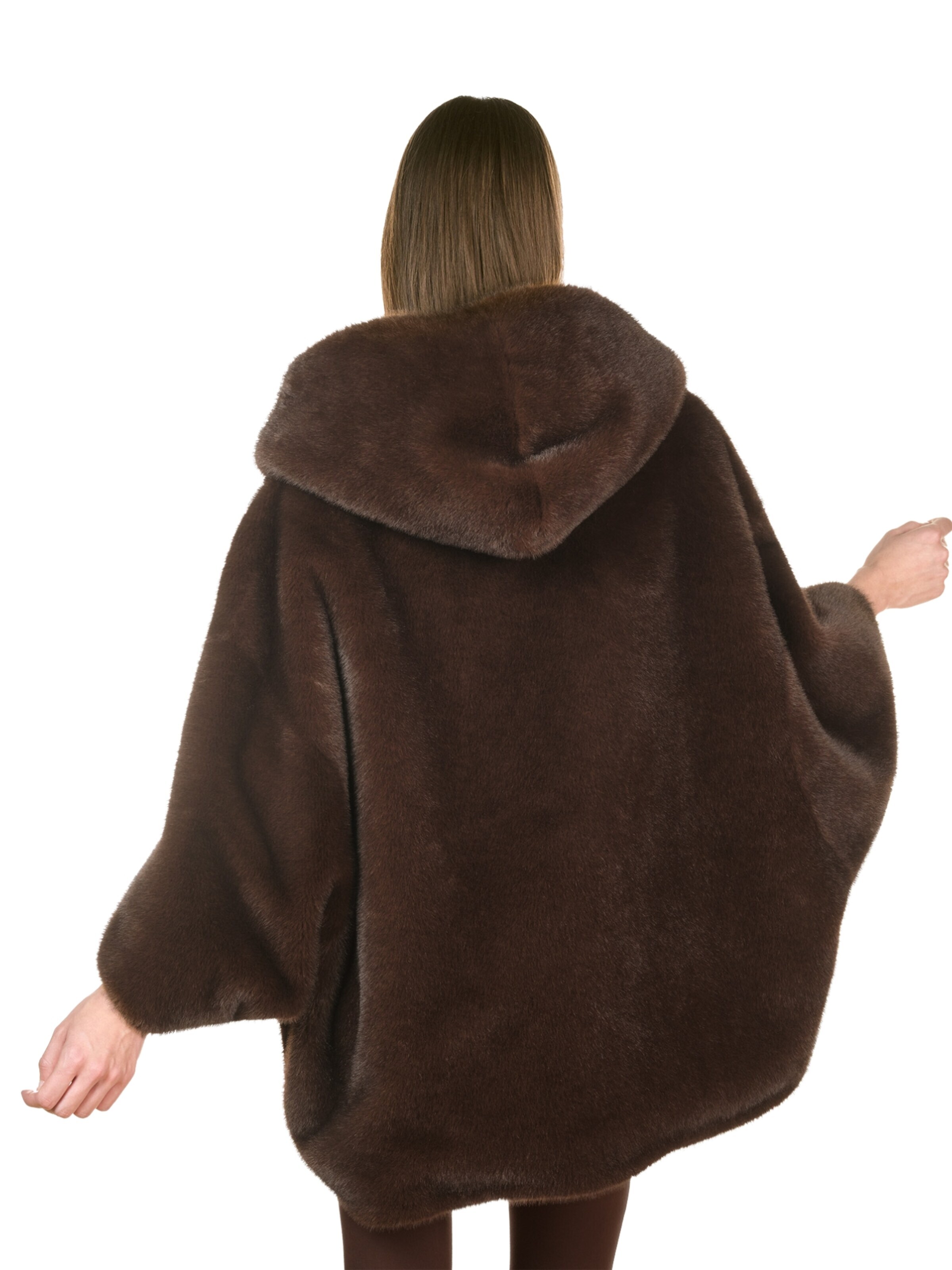 FauxAffairs Winter Jacket in Brown