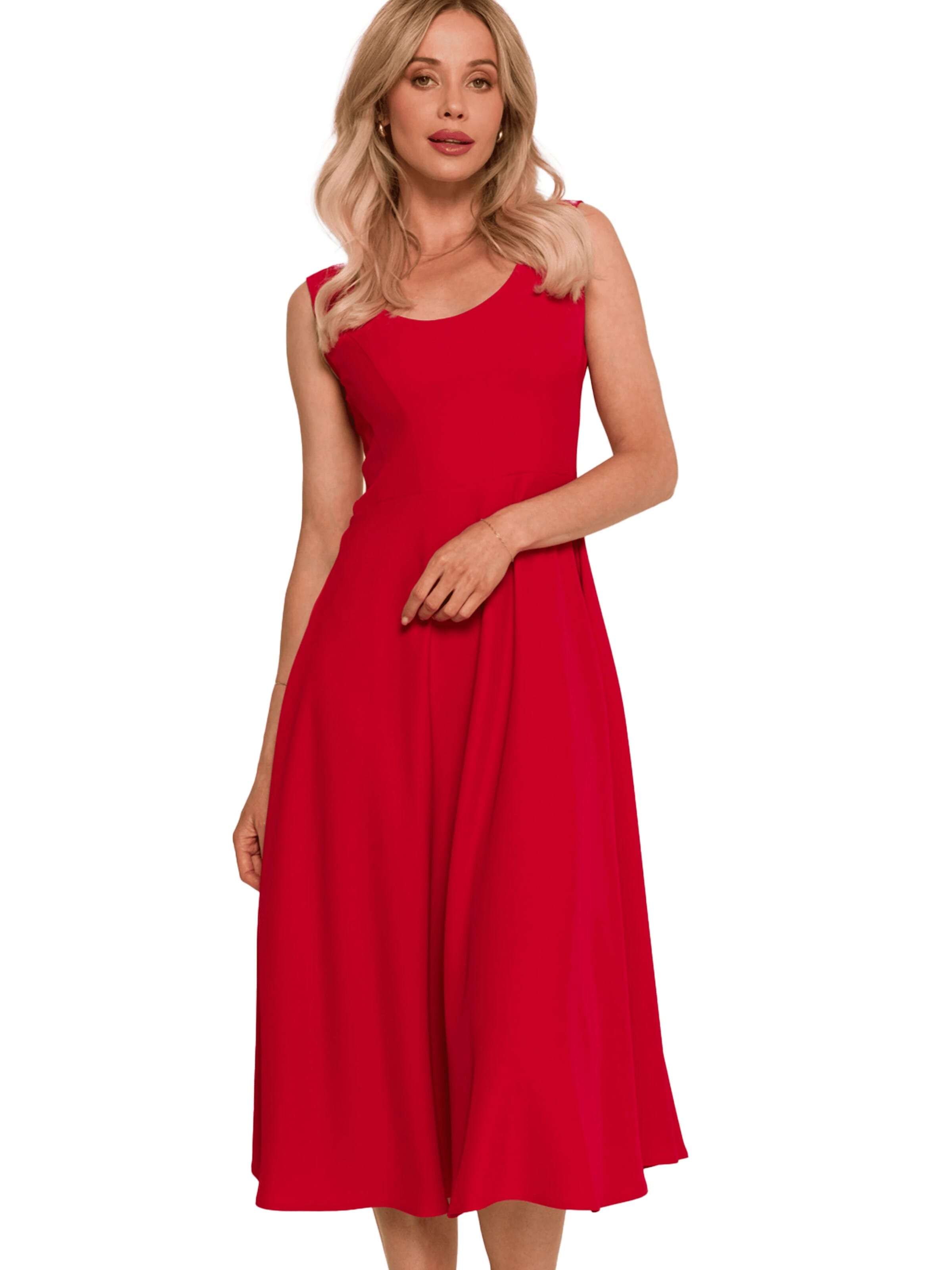 Stylove Dress in Red: front