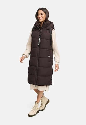 Gilet di NAVAHOO in marrone: frontale