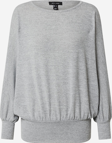 NEW LOOK - Camiseta 'DEEP HEM BATWING' en gris: frente