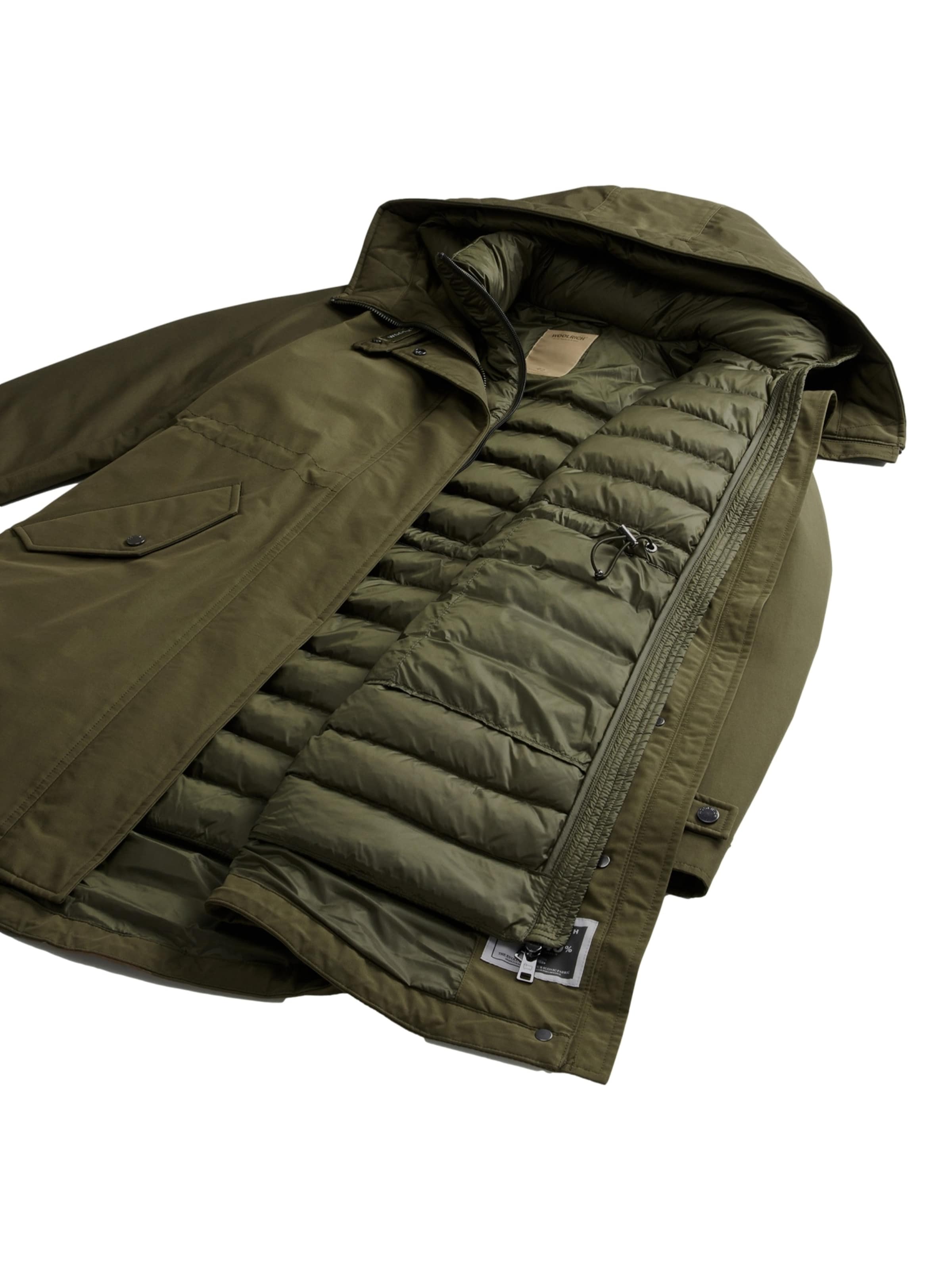 Woolrich Winterparka 'Authentic' in Groen