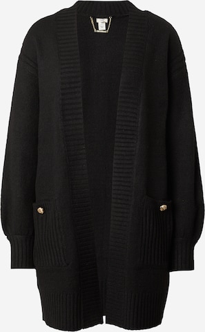 River Island Knit cardigan in Black: front