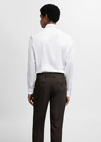 MANGO MAN Slim fit Ing 'Emotion' - fehér