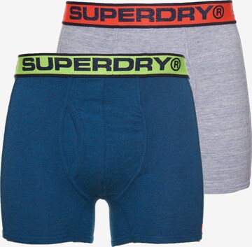 Superdry - Calzoncillo boxer en azul: frente