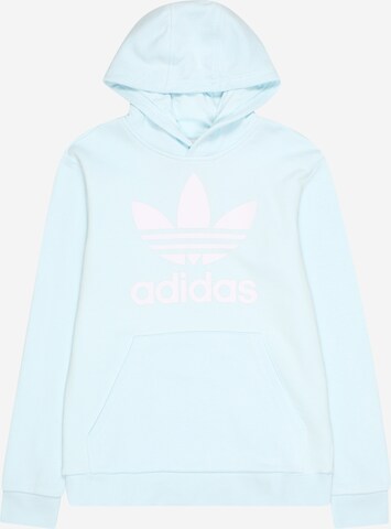 ADIDAS ORIGINALS Суичър 'Trefoil' в синьо: отпред