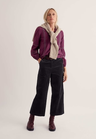 Seasalt Cornwall Wide Leg Hose 'Asphodel' in Schwarz