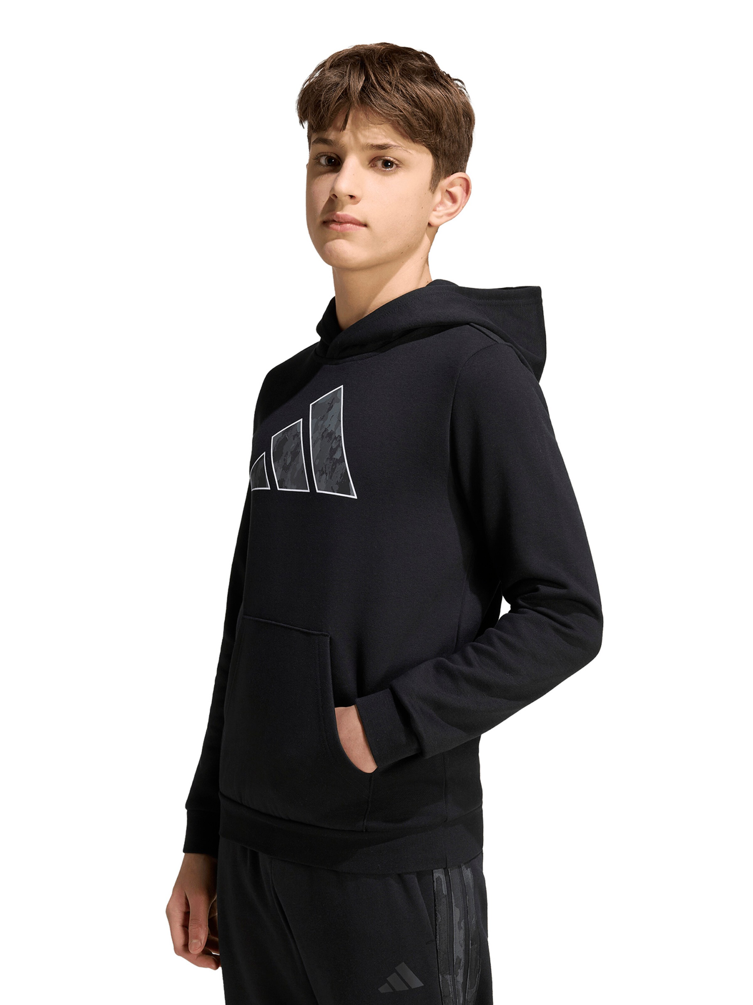 ADIDAS SPORTSWEAR Športna majica | črna barva: sprednja stran