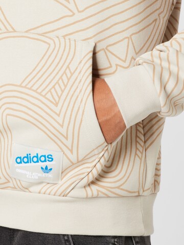 ADIDAS ORIGINALS Tréning póló 'Original Athletic Club Allover Print' - bézs