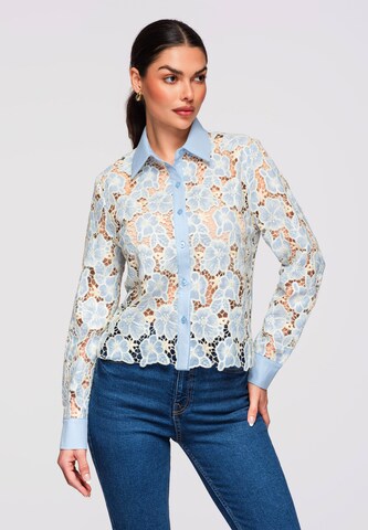 Chemisier 'OW-SH-E0025' Ombre en bleu