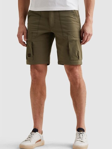 PME Legend Broek 'Airylon relaxed fit shorts' in Groen: voorkant