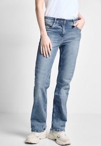 CECIL Boot cut Jeans in Blue: front