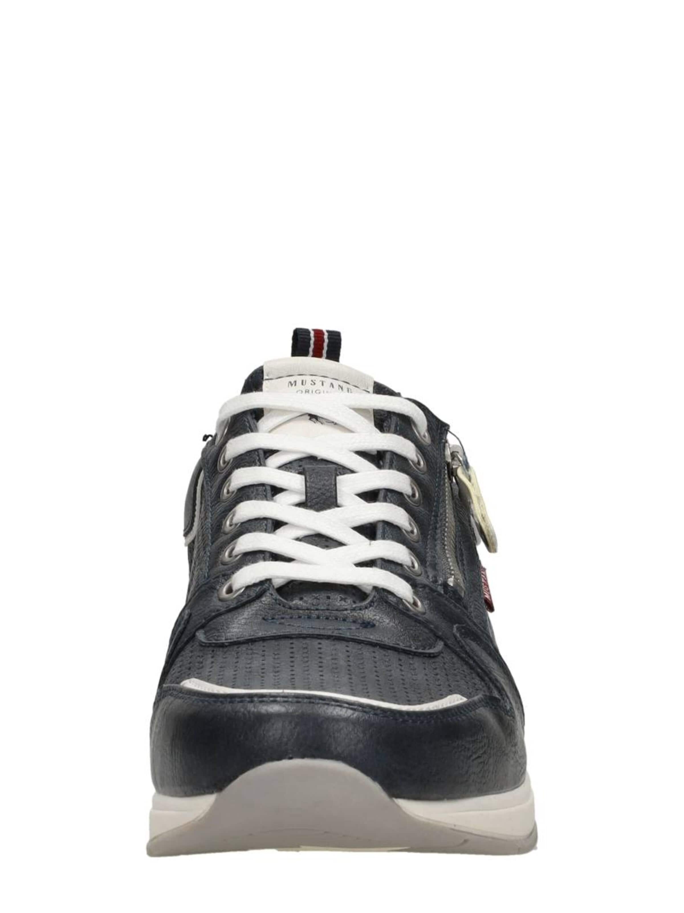 Baskets basses 'Sneakers Laag' MUSTANG en bleu