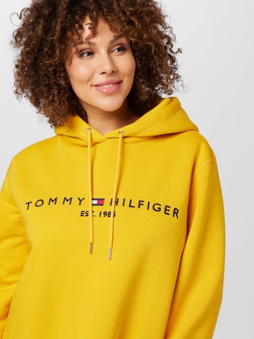 Tommy Hilfiger Curve Sweatshirt i gul
