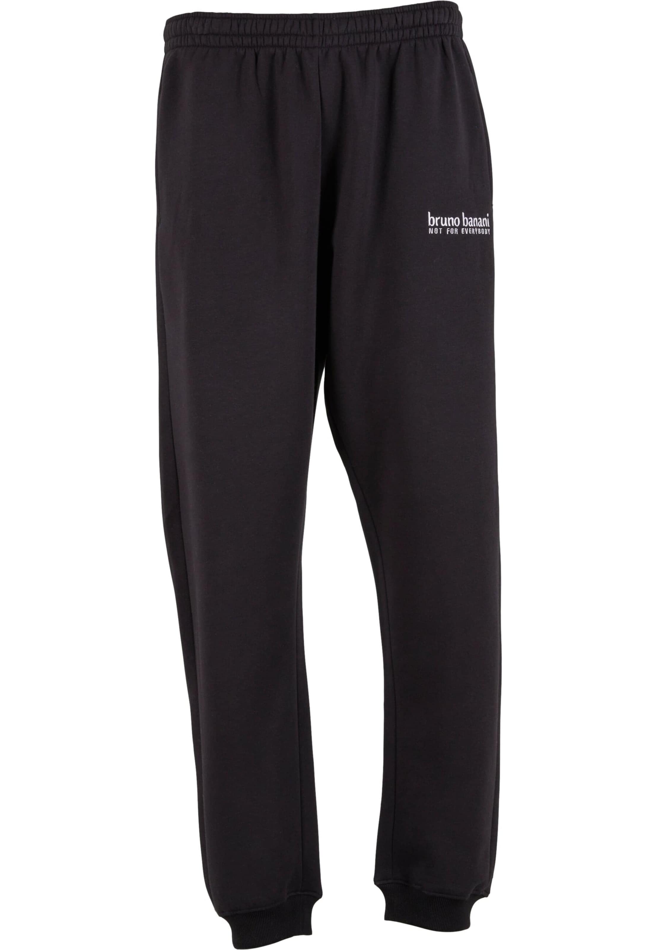 Regular Pantalon Bruno Banani en noir : devant
